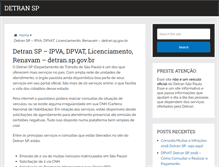 Tablet Screenshot of detransp.inf.br